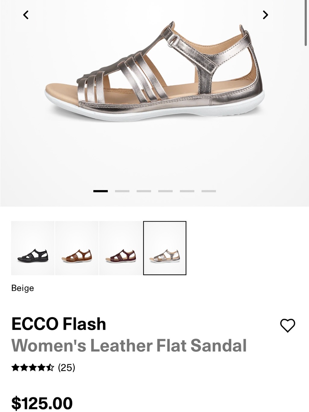 Ecco Taupe Women’s T-Strap Comfort Sandal